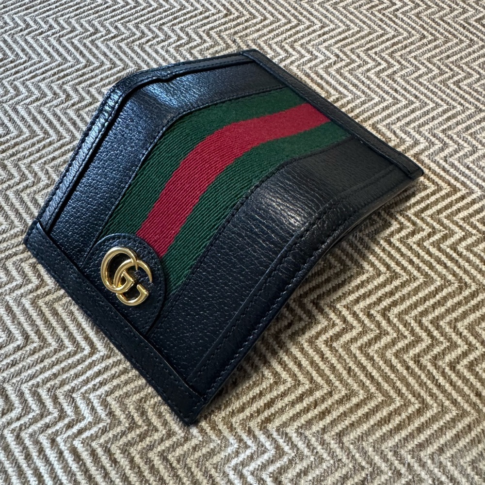 SOLD!!! Gucci Black Ophidia Small Wallet - Picture 2 of 6